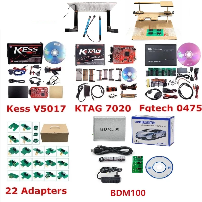 SHOW AS THE PHOTO Kess v2.47 KTAG 7,020 Kess V2 V5.017 BDM Рамка KTAG BDM Адаптеры 22 шт. KTAG BDM зонд адаптеры для Kess v2 5,017 полный ЭБУ тюнинг - Цвет: SHOW AS THE PHOTO