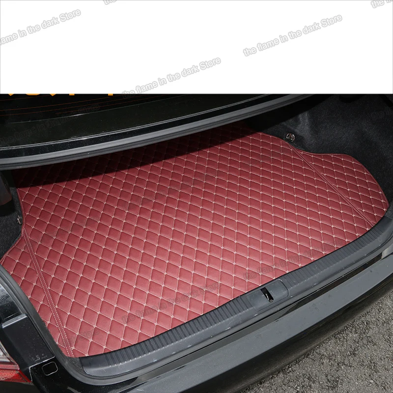 Lsrtw2017 прочный водонепроницаемый волоконный кожаный коврик для багажника