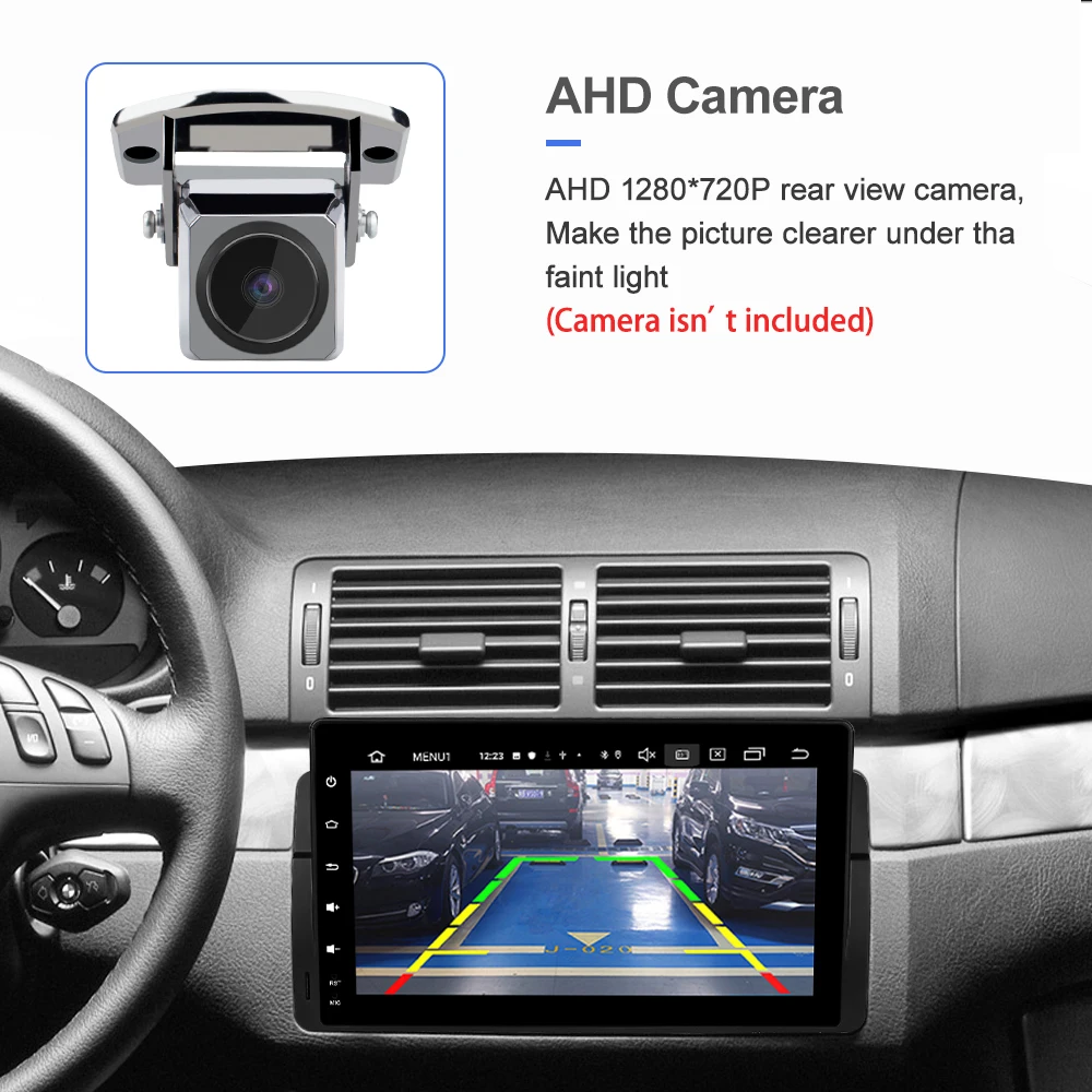 Isudar 1 Din Android авто радио для BMW/E46/M3/Rover/3 серии автомобильный GPS мультимедийный плеер