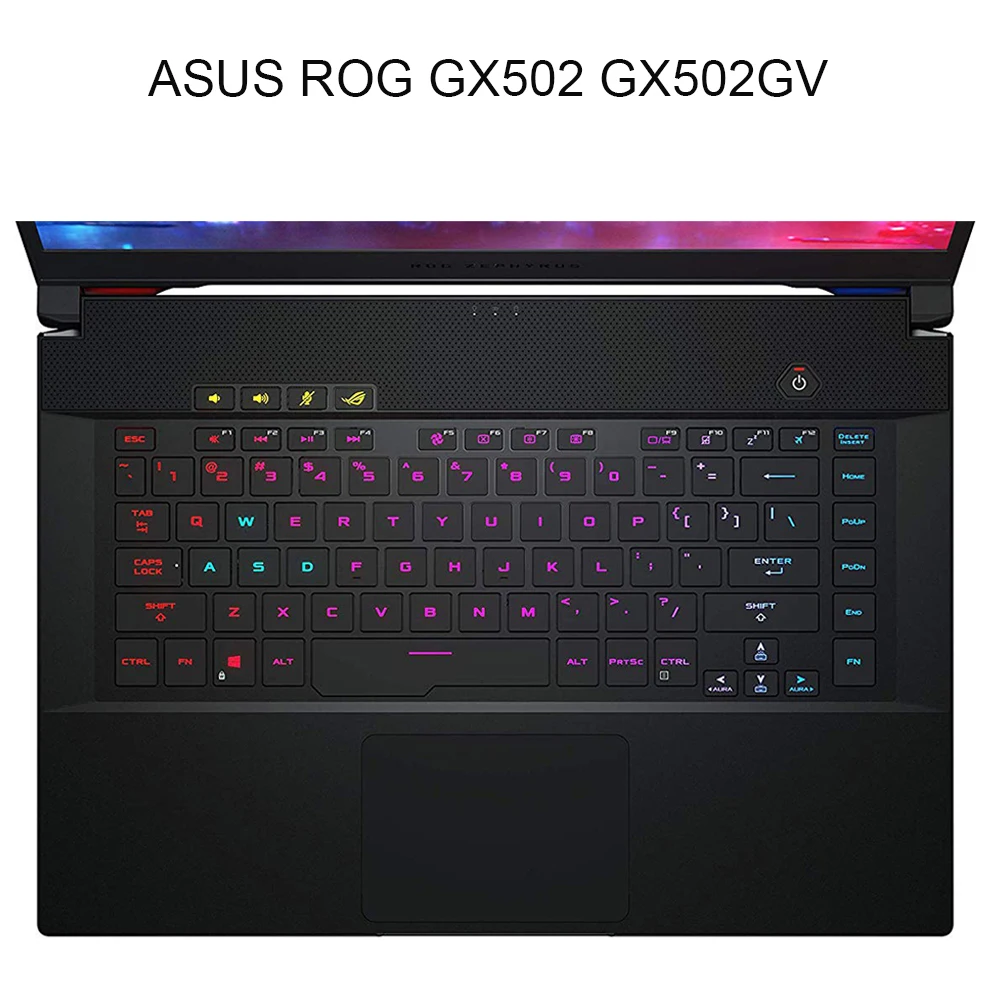 

OVY Keyboard Covers for ASUS ROG GX502 GX502GW GX502GV Zephyrus S15 GX502L GX502LWS TPU clear anti dust protective Film cover