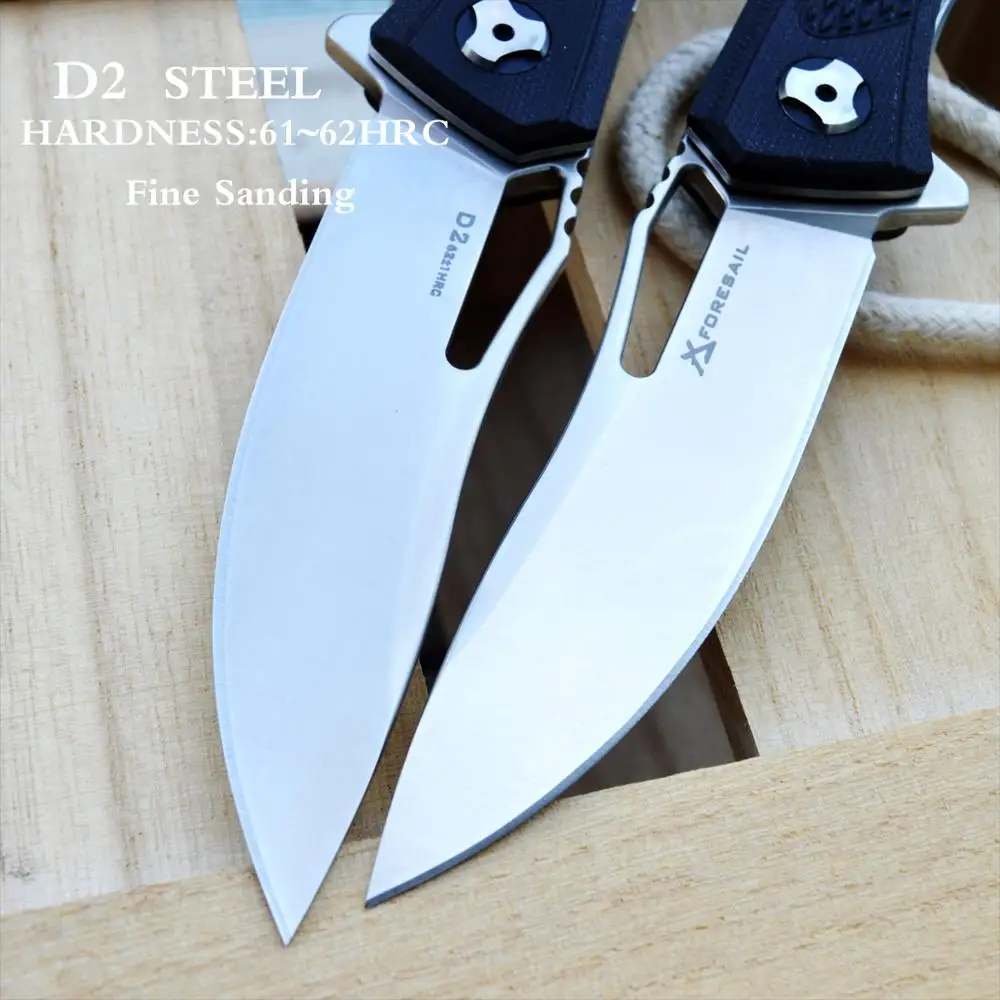 Новинка Карманный складной нож FORESAIL система лезвий D2 4 5in G10 рукоятка черный