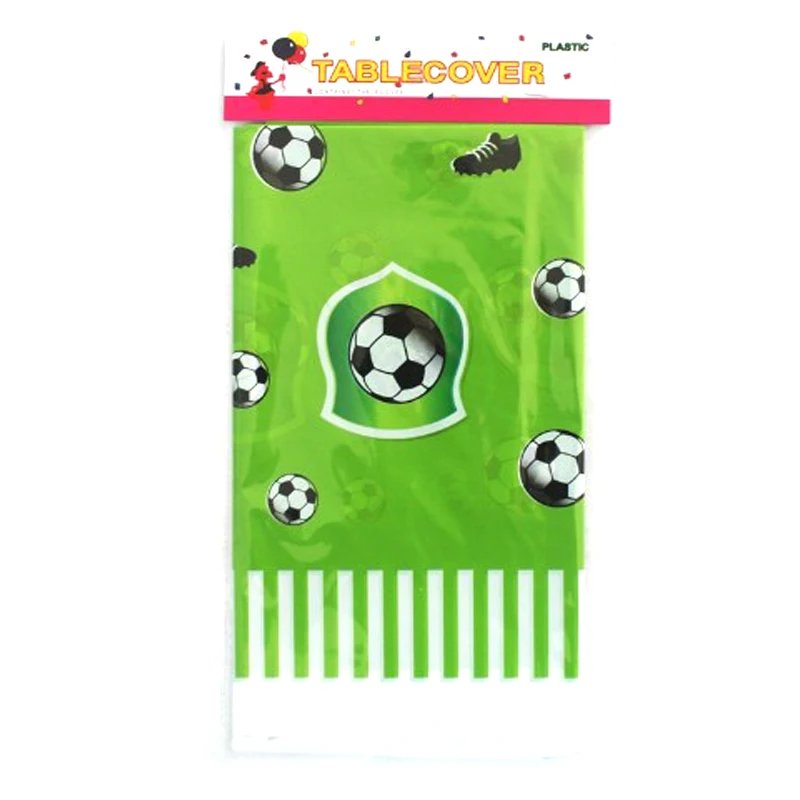 

10PCS Happy Baby Shower Events Party Decorate Football Theme Table Cover Kids Favors Tablecloth Birthday Party Soccer Ball Maps