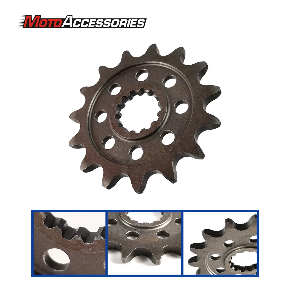15T KAWASAKI SUZUKI YAMAHA Road Motorcycle Front Engine Sprocket Kawasaki Versys650 Full Steel Rear Sprockets | Автомобили и