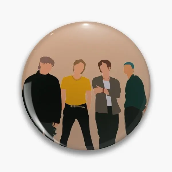 

5 Seconds Of Summer Soft Button Pin Gift Metal Hat Badge Lapel Pin Women Fashion Clothes Collar Lover Creative Cartoon Brooch