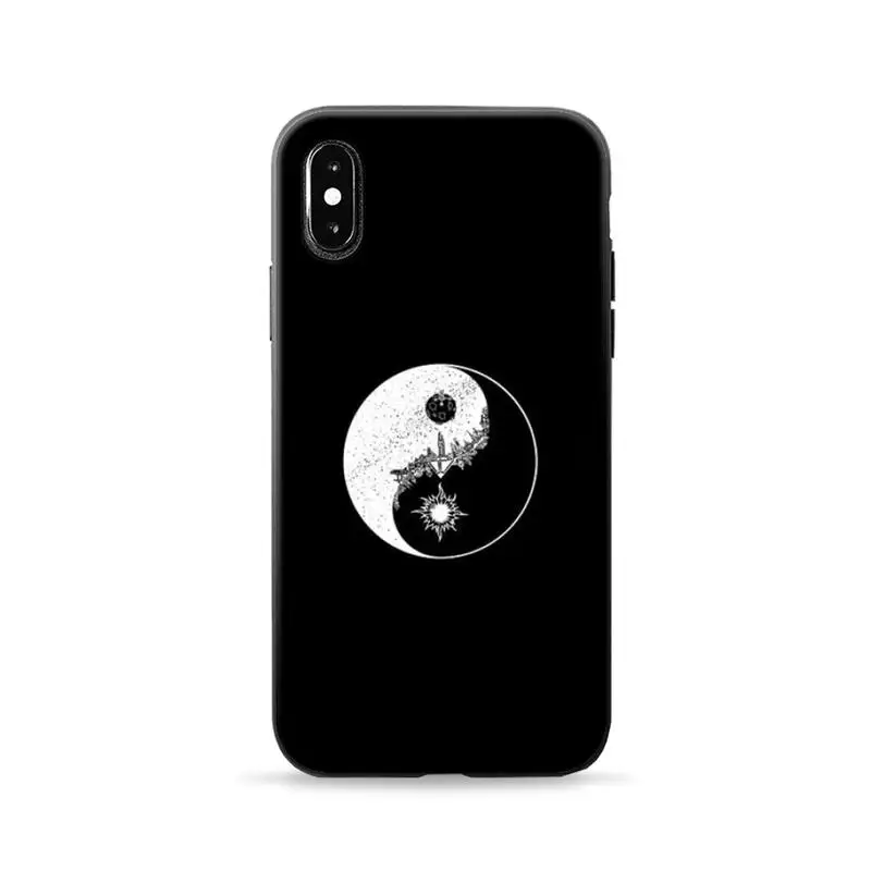 

Eight Diagrams Taiji Yin Yang Phone Case for iPhone 7 8 11 12 Pro X XS Max XR Samsung A S 10 20 30 50 70 Plus pro funda Cover