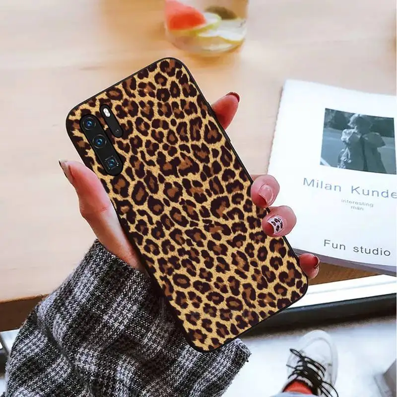 

Sexy leopard Phone Cases For Huawei honor Mate mate P 10 9X 10i 20 30 40 y7 lite pro p smart 2019