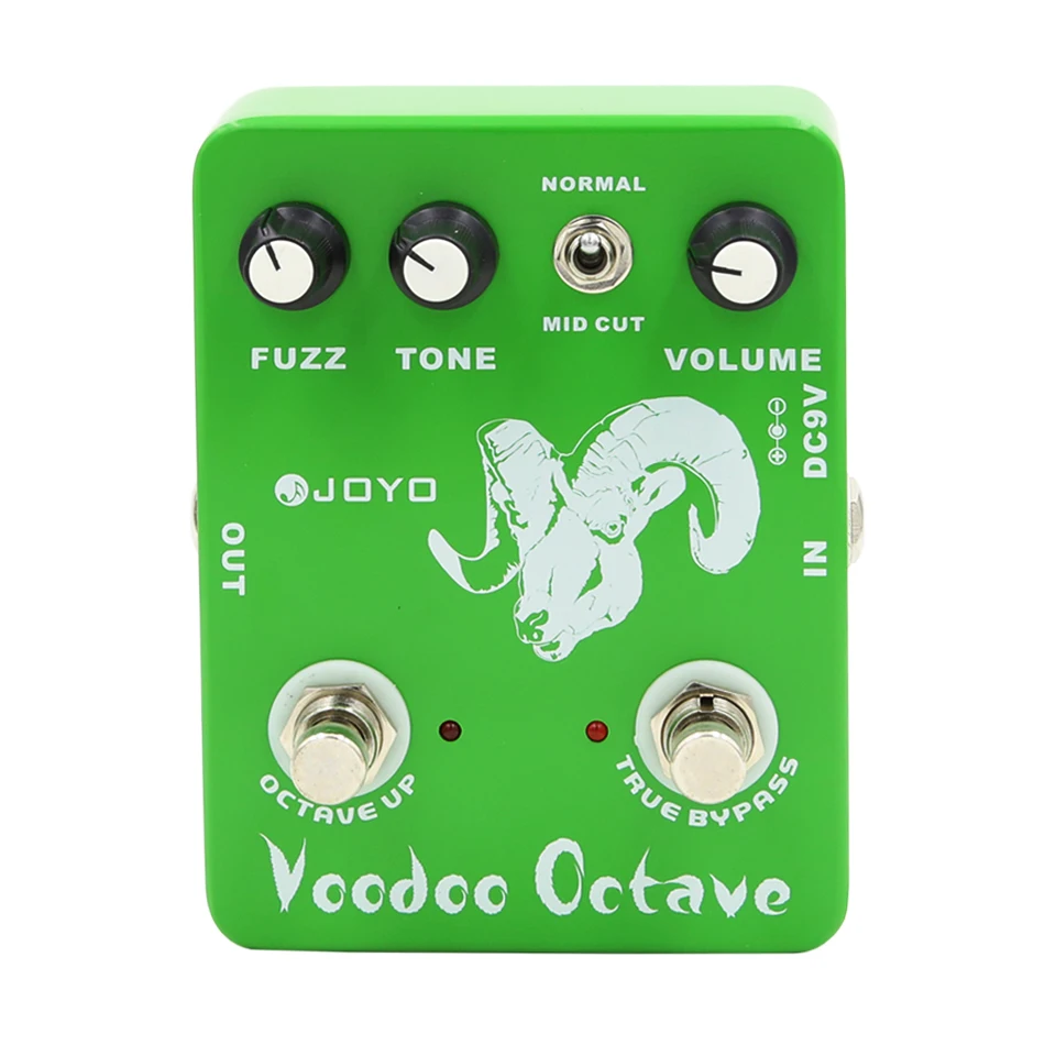 JOYO JF-12 Voodoo Octave педаль эффектов для электрогитары Fuzz Octaver создания гитара Stompbox 60's