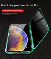 privacy phone case for apple iphone 12 mini magneto waterproof cover for iphone7 8 plus se2 x xr xs1112pro max case accessories