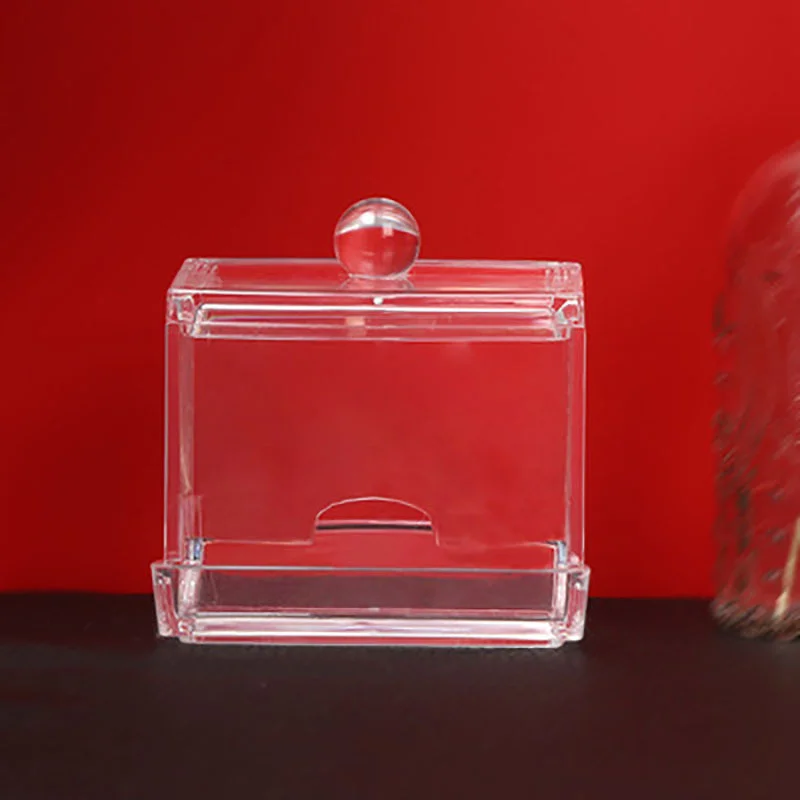 

Household daily necessities, cotton swabs, transparent portable cotton pad, cosmetic container, jewelry storage box