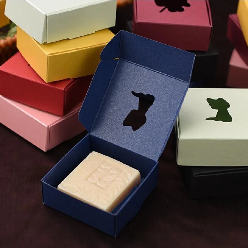 Коричневые оконные коробки из крафт-бумаги полые фотообои свадебные подарки