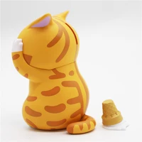 lamtoys distressed kitten limited edition orange cat version penguin version piggy bank popular toy decoration gift