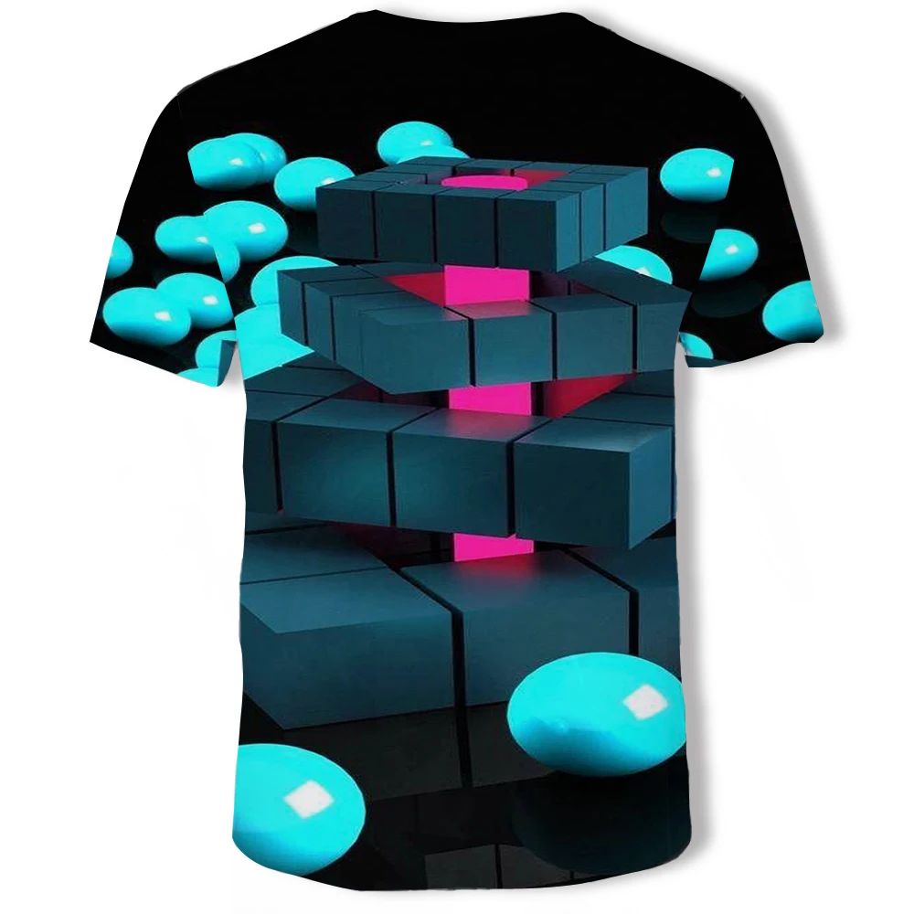 Футболка Мужская/Женская повседневная с коротким рукавом и забавным 3D принтом 2019