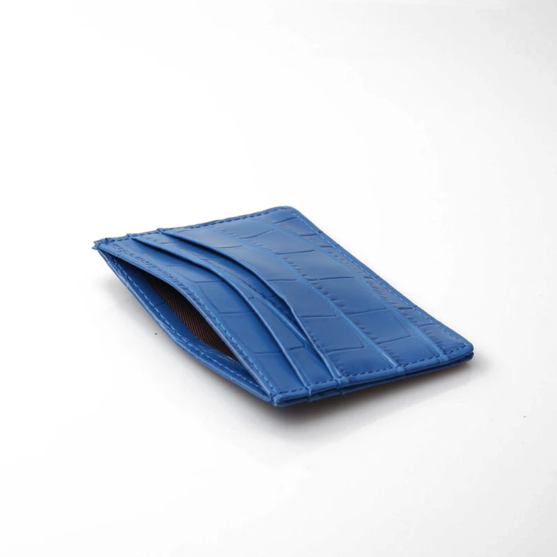 Крокодил PatternCard держатель кошелек из натуральной кожи многофункциональный для
