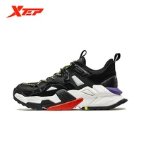 xtep mens sports shoes fashion mens casual shoes retro style wear resistant male sneakers 880319320068