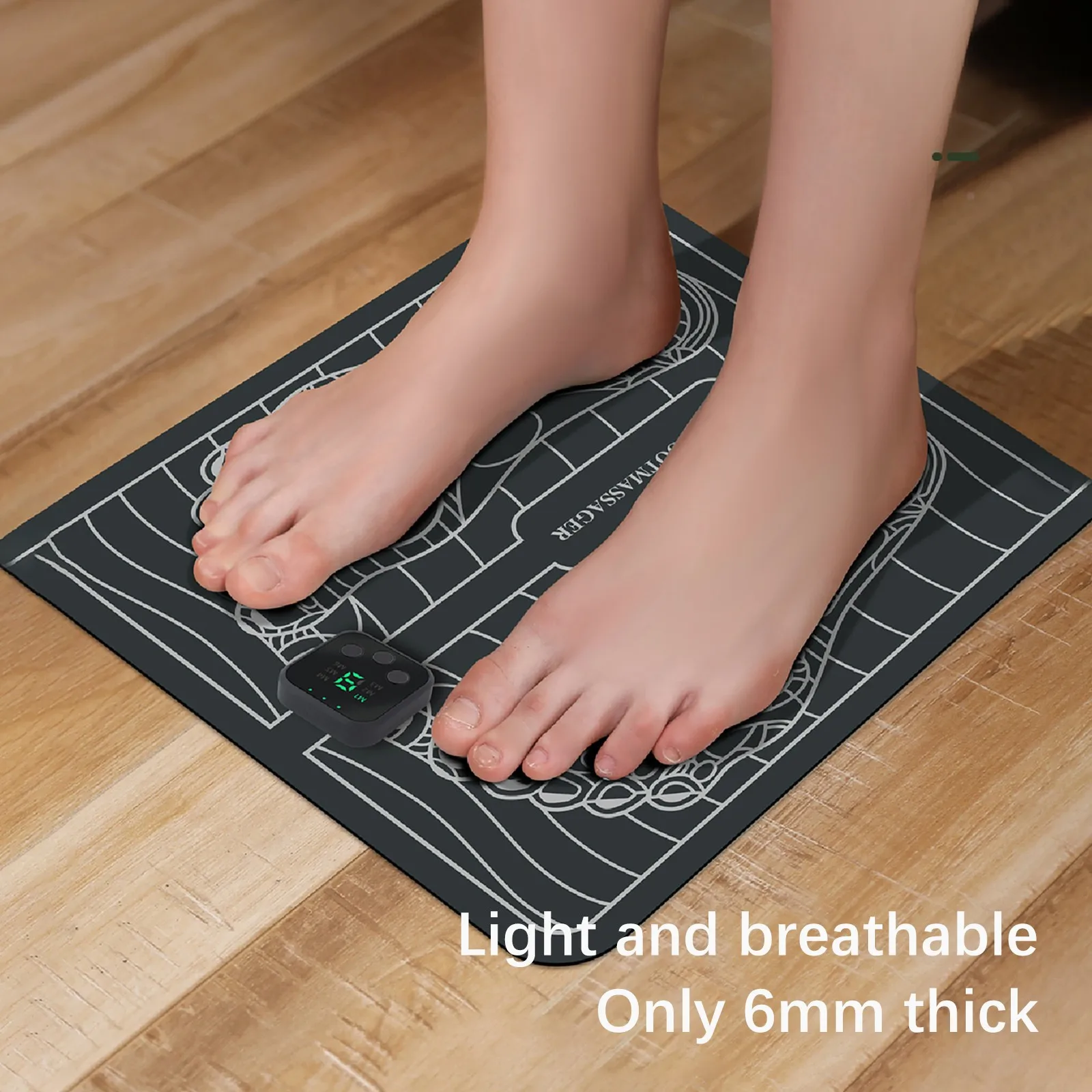 ABS Foot Massager Physiotherapy SBR Electric Massage Pad To Promote Blood Circulat Stimulator Unisex | Красота и здоровье