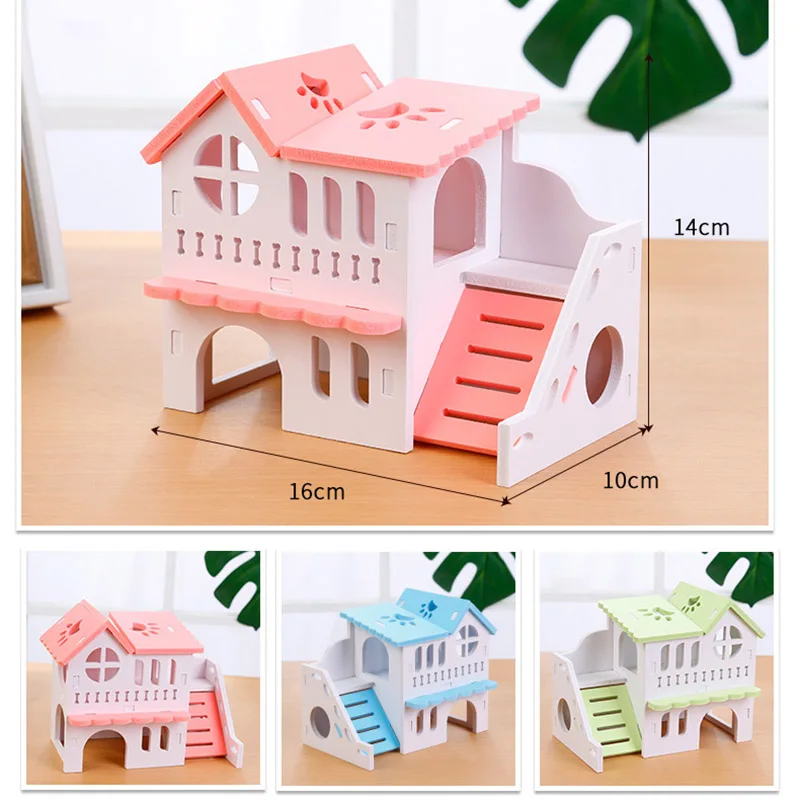 Маленькие товары для животных 3 цвета укрытие хомяка 1 шт. сделай сам клетка