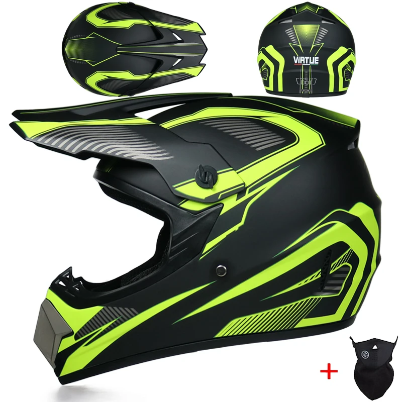 Внедорожные шлемы горные Гонки Горный шлем с полным лицом мото rcycle moto cross casco casque