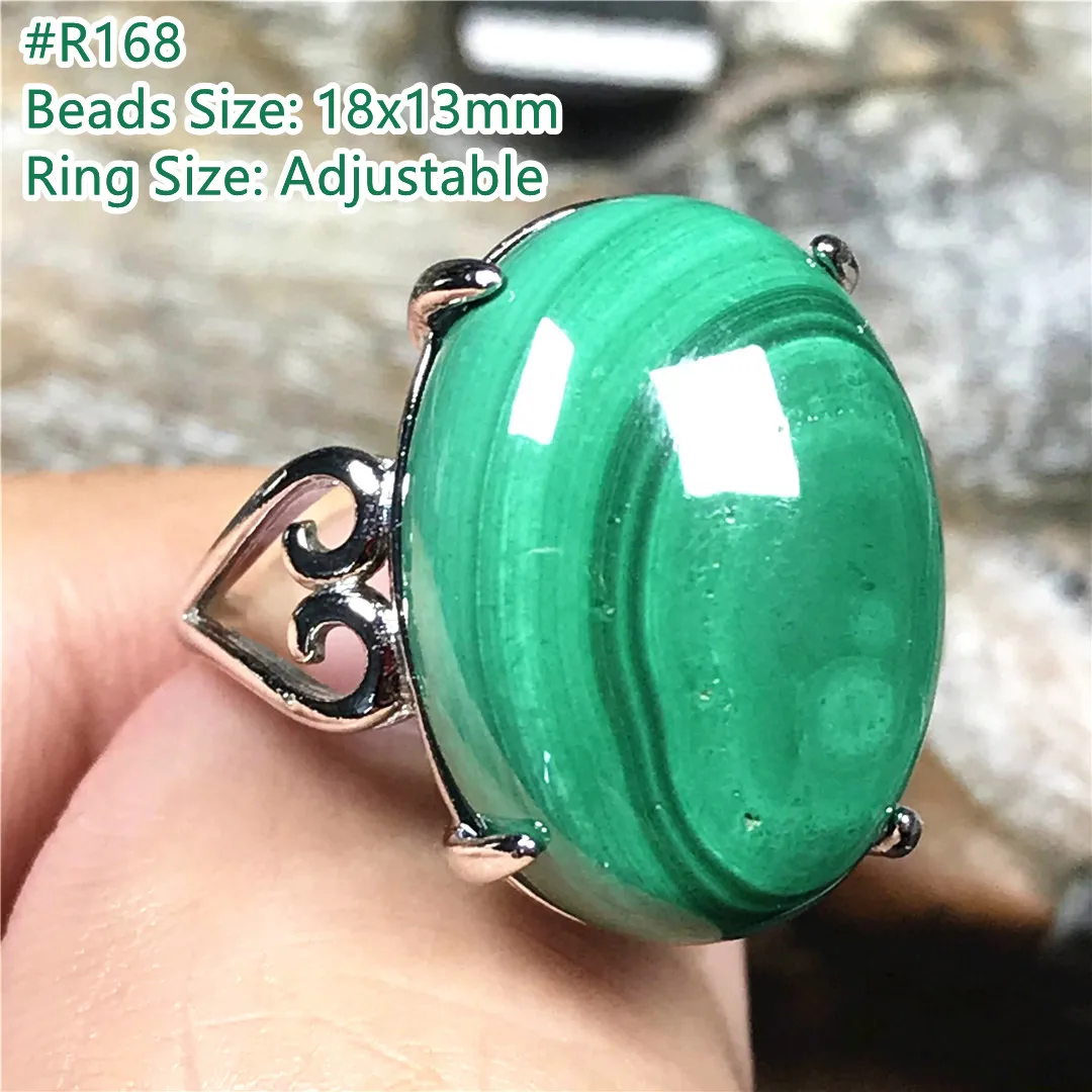 Кольцо из натурального зеленого малахита хризоколлы ювелирные изделия для