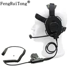 Двухсторонняя рация Bowman Elite II Hd03 тактическая гарнитура + U94 PTT для baofeng UV-9R uv9r BF-9700 BF-A58 uv-9Rplus