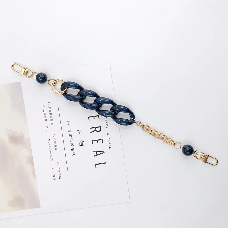 

New Handmade Acrylic Chain Hand Chain Diy Jewelry Accessories Mobile Phone Case Accessories Bag Chain Strap Keychain Ita Bag