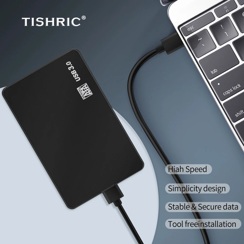 Tishric Hdd Case 2.5 Inch Plastic USB 2.0/3.0 to SATA External Hard Drive Enclosure 2nd SDD Caddy Disk For Computer | Компьютеры и