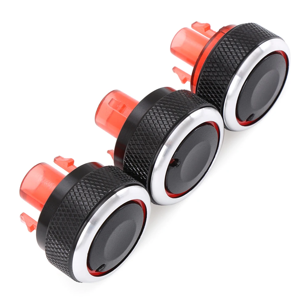 Автостайлинг ручка переключателя контроля тепла для автомобильного