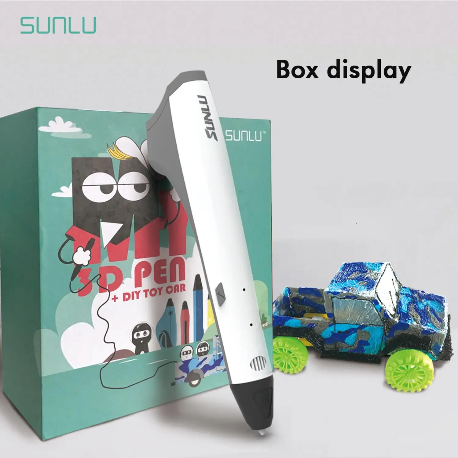 SUNLU 3D Ручка M1 оригинальная для печати DIY автомобильный набор лучший подарок детей