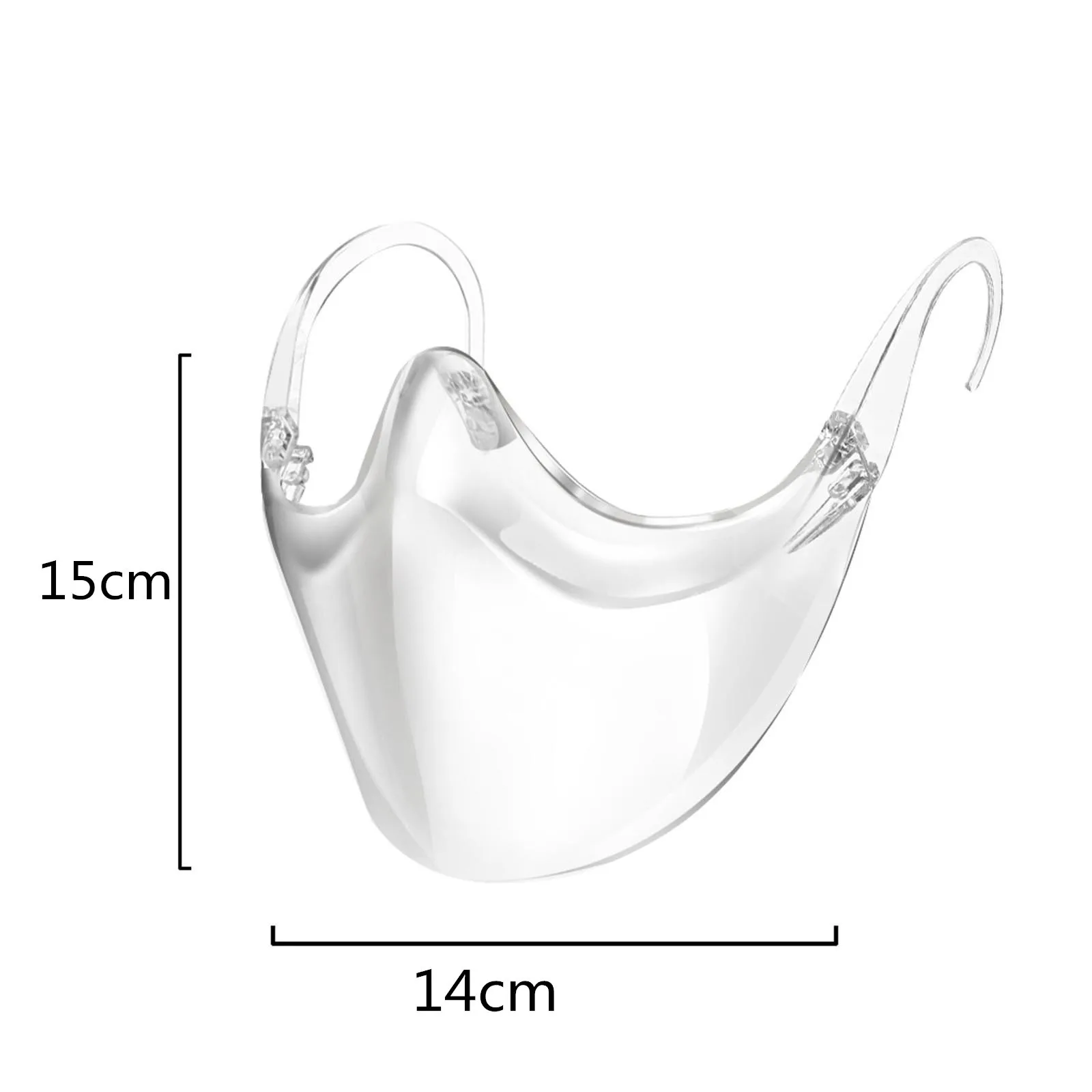 

Child Anti-PM2.5 Protective Mask Transparent Mouth Cover Durable Mask Face Shield Plastic Reusable Clear Face Mask Fastshipping