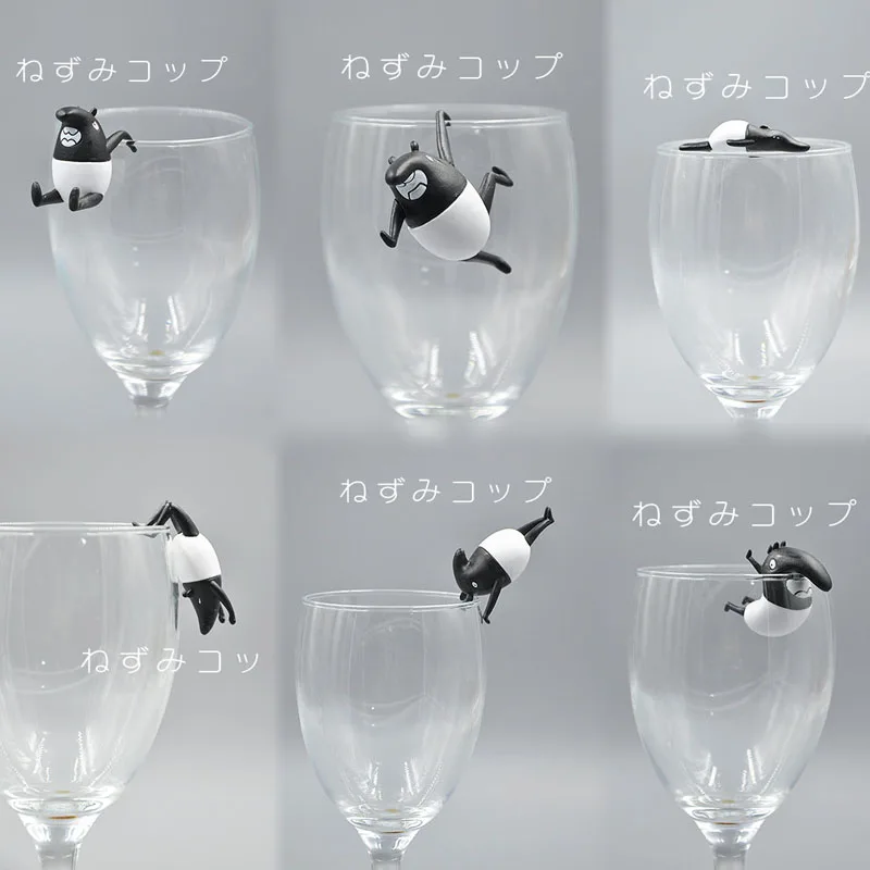 Японские капсульные игрушки милые Мультяшные животные тапир Сиба ину путитто на