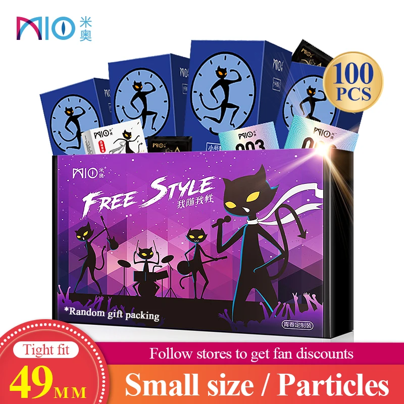 MIO небольшой презервативы размером для Для мужчин тонкий УФ фильтр 49 мм с Спайк