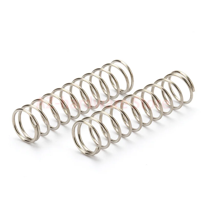 

304 stainless steel compression spring return spring steel Wire Diameter 1.5mm outside diameter 17mm pressure spring 5/10 Pcs