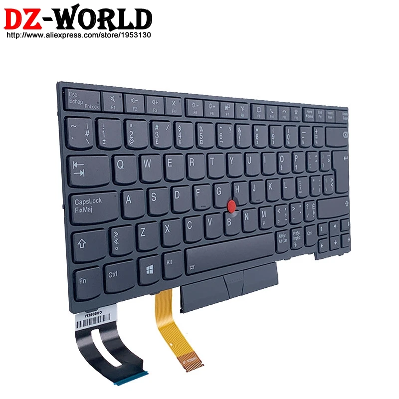 Новая Оригинальная серая CFB канадская Французская клавиатура с подсветкой для