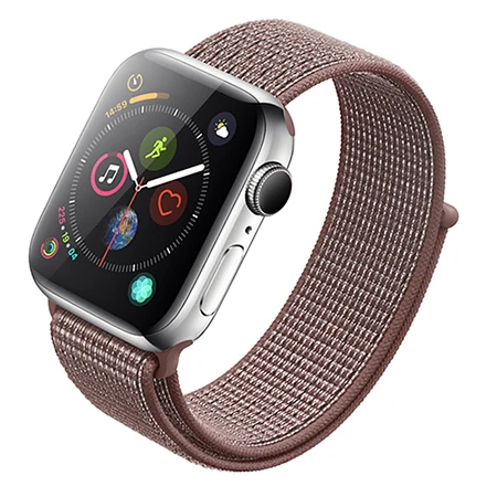 Нейлоновый ремешок для часов для Apple Watch Series 3 2 1 38 мм 42 мм мягкая дышащая Замена Спортивная петля для Iwatch Series 4 5 44 мм 40 мм - Цвет ремешка: color 23