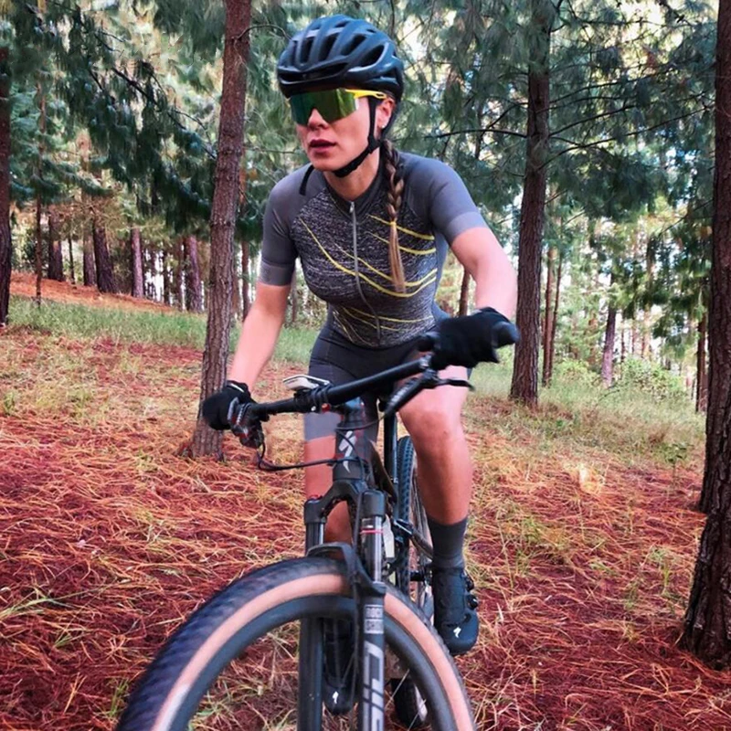 

2021 Summer Women's Bicycle Wear Cycling Clothes Jersey Suits Outdoor Riding Bike MTB Clothing Sets Breathable Jumpsuit