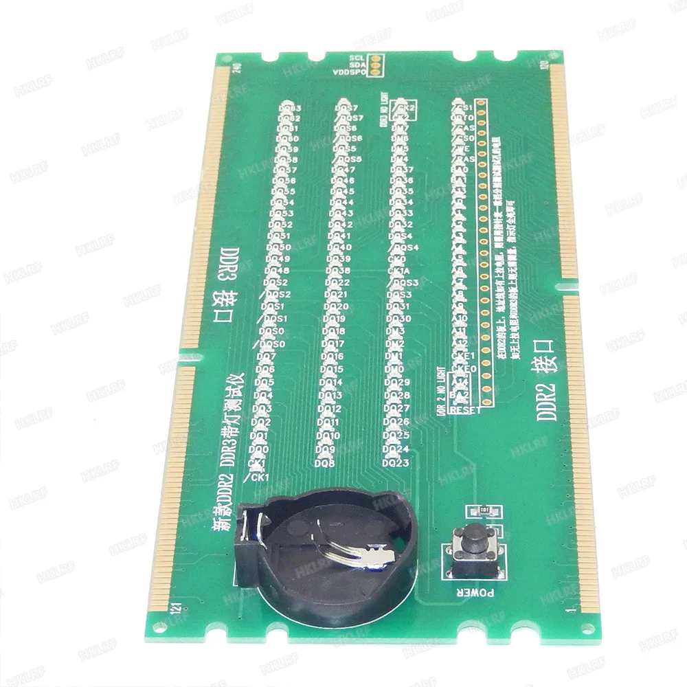 Два в одном Настольный ПК материнская плата Тестовая карта DDR2 DDR3 / DDR4 RAM слот