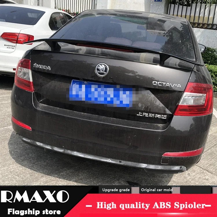 Спойлер для Octavia 2015-2019 Skoda TF высококачественный спойлер из АБС-пластика основной