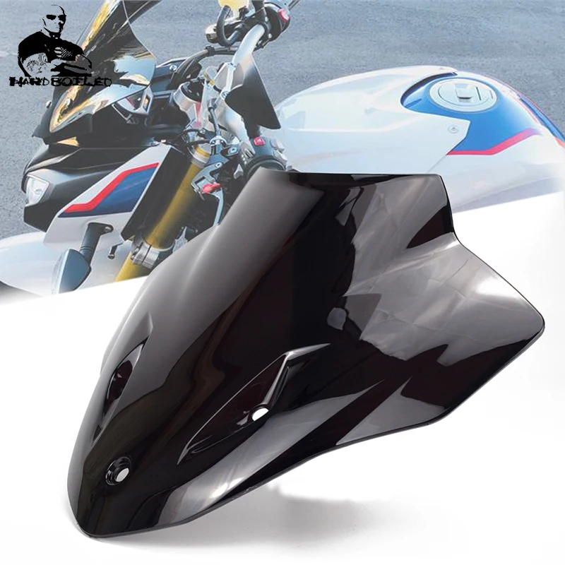 Черный мотоцикл лобовое стекло для BMW S1000R S 1000R 1000 R 2014 2015 двойные Пузырьковые