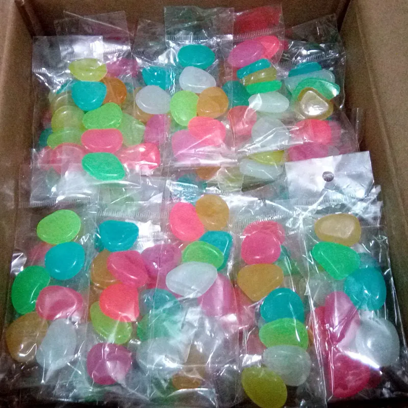 10 шт уникальные 20 г поддельные гальки светящиеся каменные ночные камни