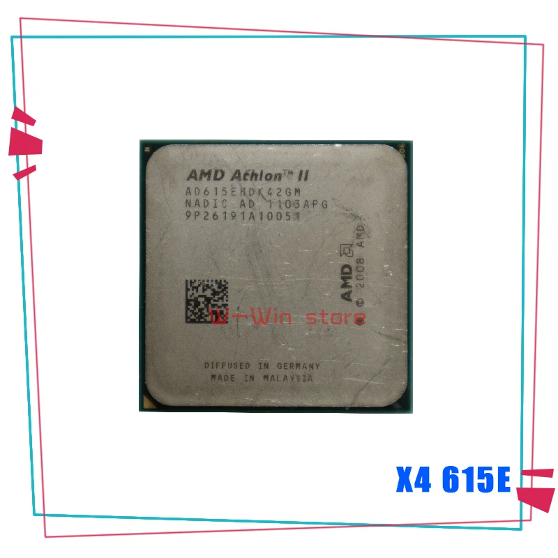 Четырехъядерный процессор AMD Athlon II X4 615e 615 2 5 ГГц AD615EHDK42GM разъем AM3 | Компьютеры и