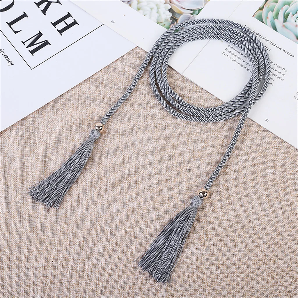 Женский пояс с бусинами элегантный эластичный из искусственной кожи украшенный