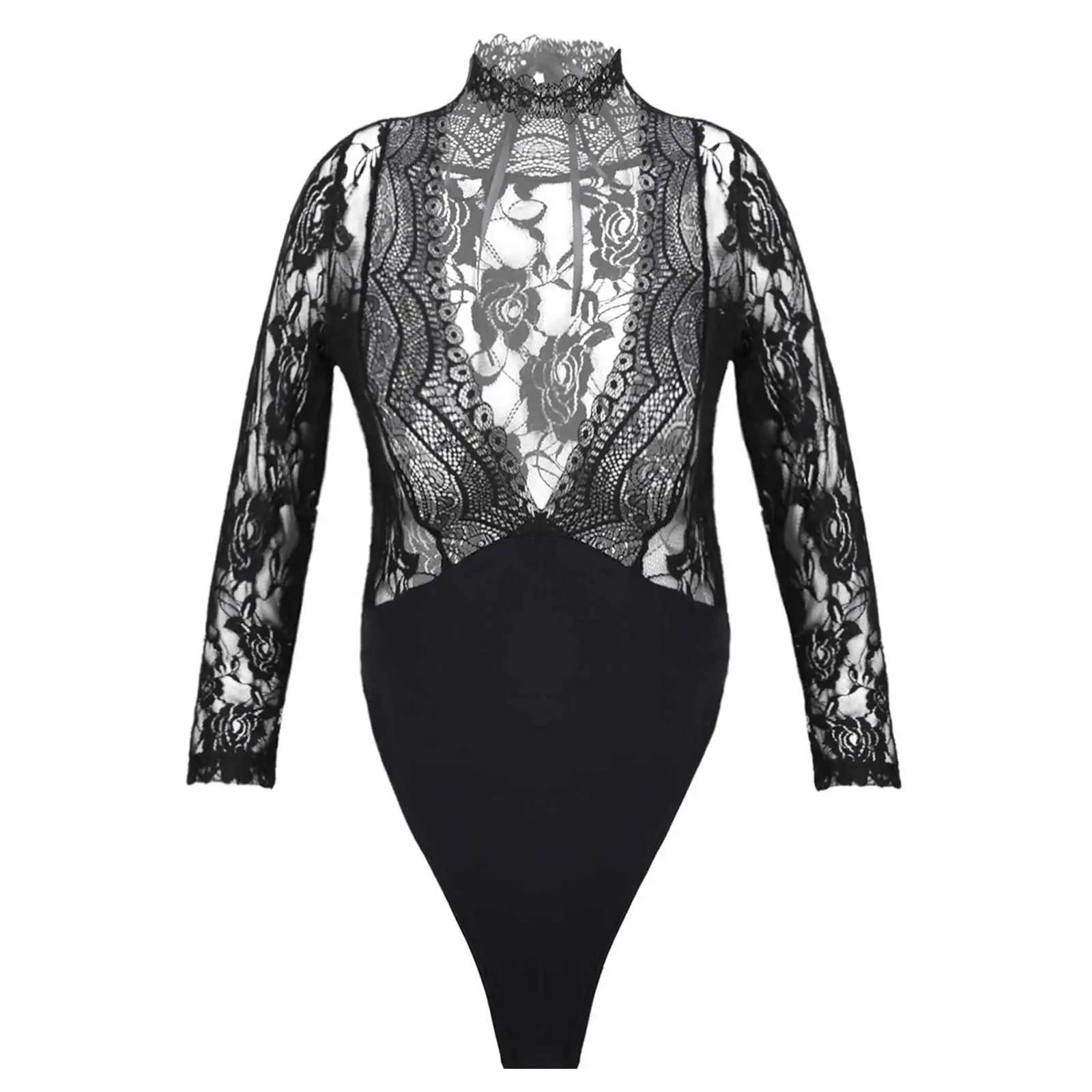 

Женские сексуальные кружева сексуальное Кукольное белье Боди женское белье Прозрачное нижнее белье кружевное лоскутное платье с глубоким ...