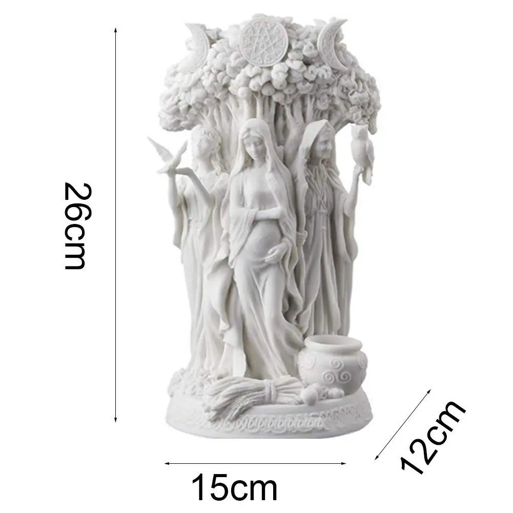 

Resin Statue Danu Irish Triple Goddess Of The Tuatha De Danann Bronze Finish Statue Home Decor Accessories Decoration De Jardin