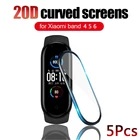 Защитная пленка для фитнес-браслета Xiaomi mi band 6, 5, 4, мягкая, 20d