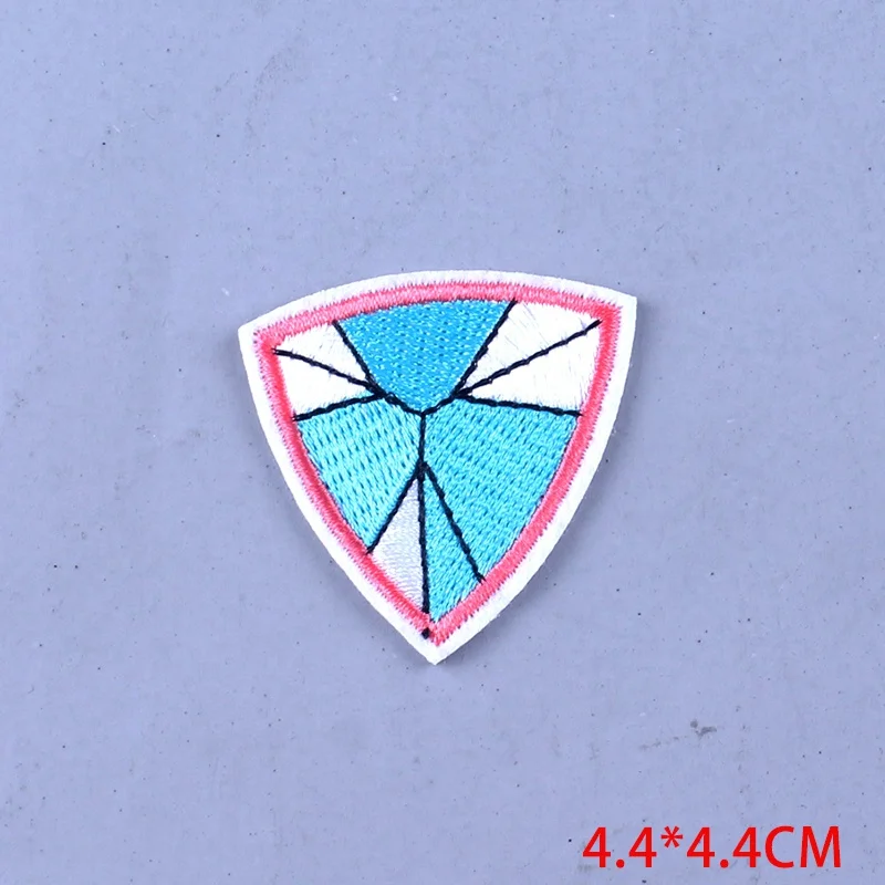 5P-PE4582CT Pulaqi повязка патч на одежду вышивка Ремонт Патчи мультфильм Железный На Патчи для одежды куртка мультфильм маленький клей стикер - Цвет: 5P-PE4582CT