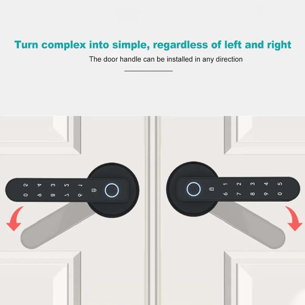 

Home Office For Door High Sensitivity Ball Shape Anti Theft Fingerprint Lock