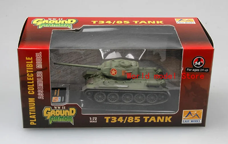 Легкая модель 1/72 вьетнамская армия T-34/85 танк пластиковый #36274 | Игрушки и хобби