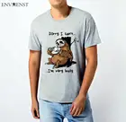 Мужская хлопковая футболка с принтом 