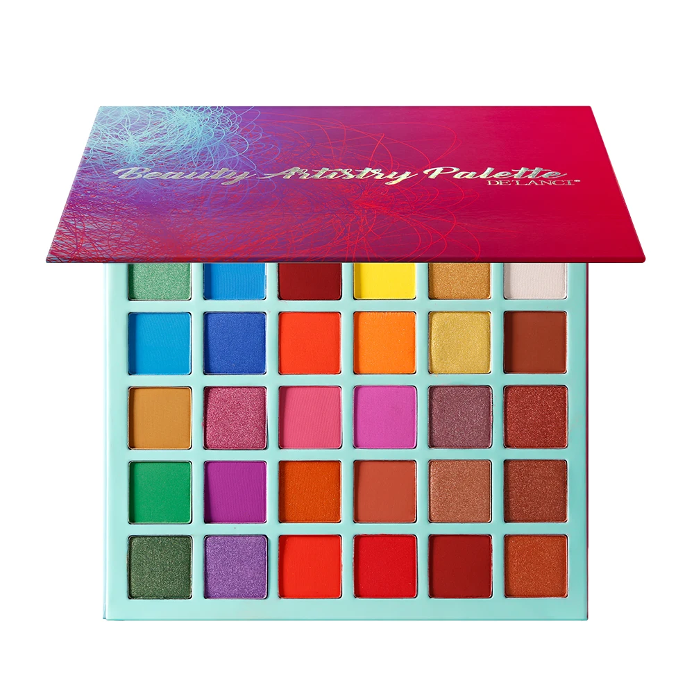 

DE'LANCI Gorgeous Pigmented Eyeshadow Pallete Shimmer Matte Rainbow Eyeshadow Palette Makeup Kit 36 Color Cosmetics Shadows