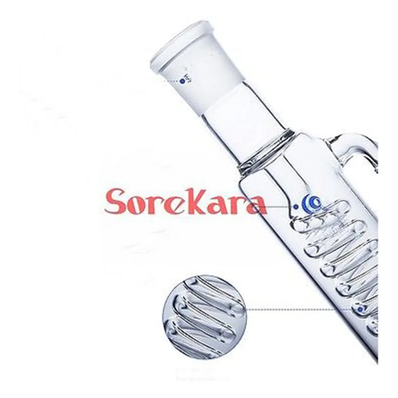 Конденсатор Грэма 200 мм с спиральной внутренней трубкой 24 стандартный