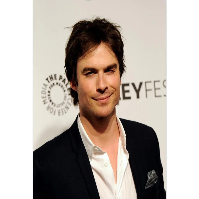 

New Arrival Ian Somerhalder Canvas Poster Prints Modern Home Decoration 50X75cm60X90cm Wall Art Painting Nordic Satin Posters